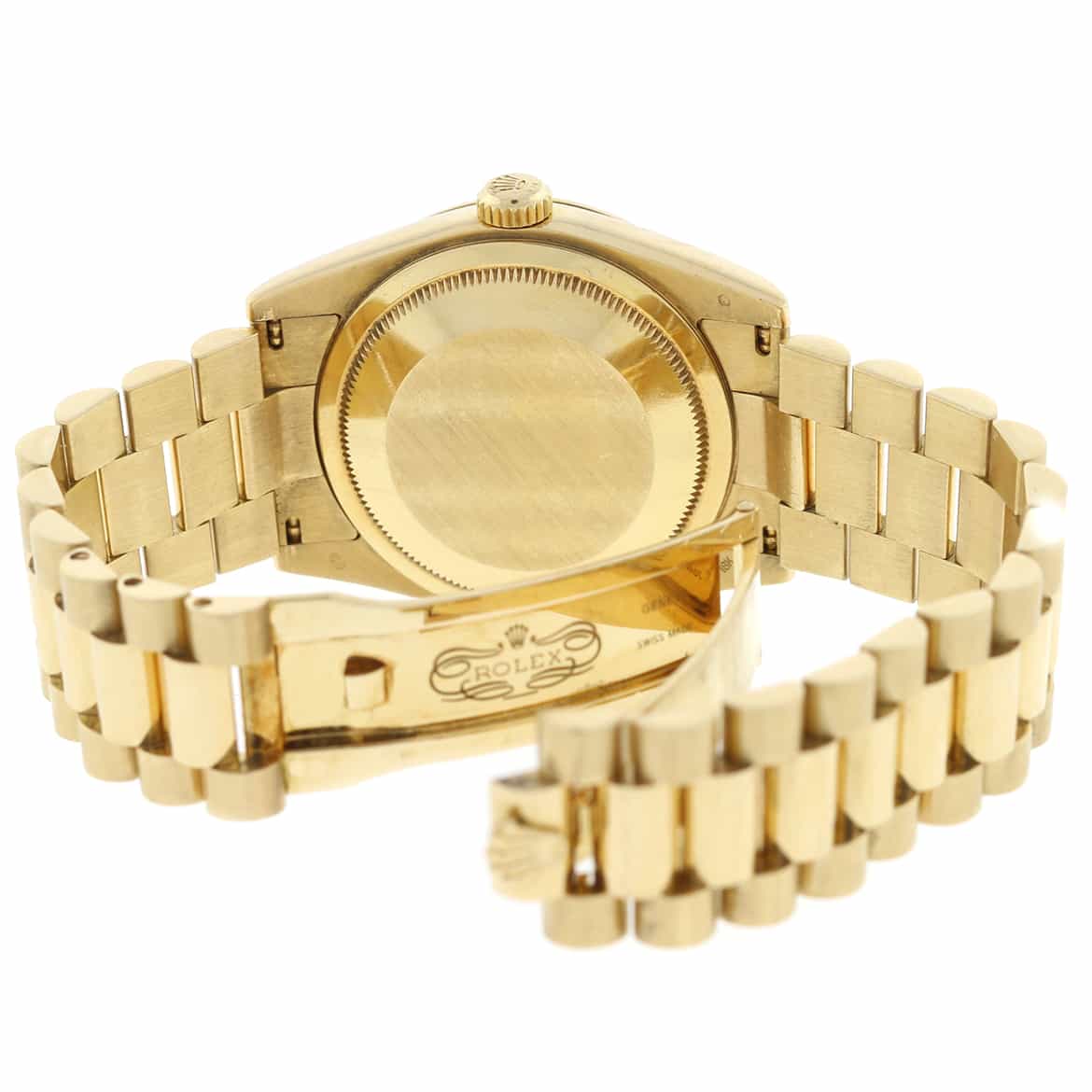 Rolex President Day-Date 18K Yellow Gold Champagne Dial 36MM Automatic Mens Watch 118208 - Image 8