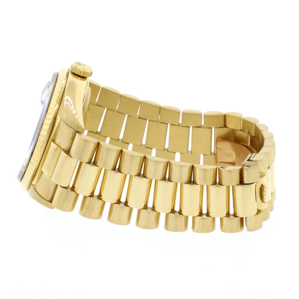 Rolex President Day-Date 18K Yellow Gold Factory Champagne Diamond Dial 36MM Automatic Mens Watch 18238 - Image 4