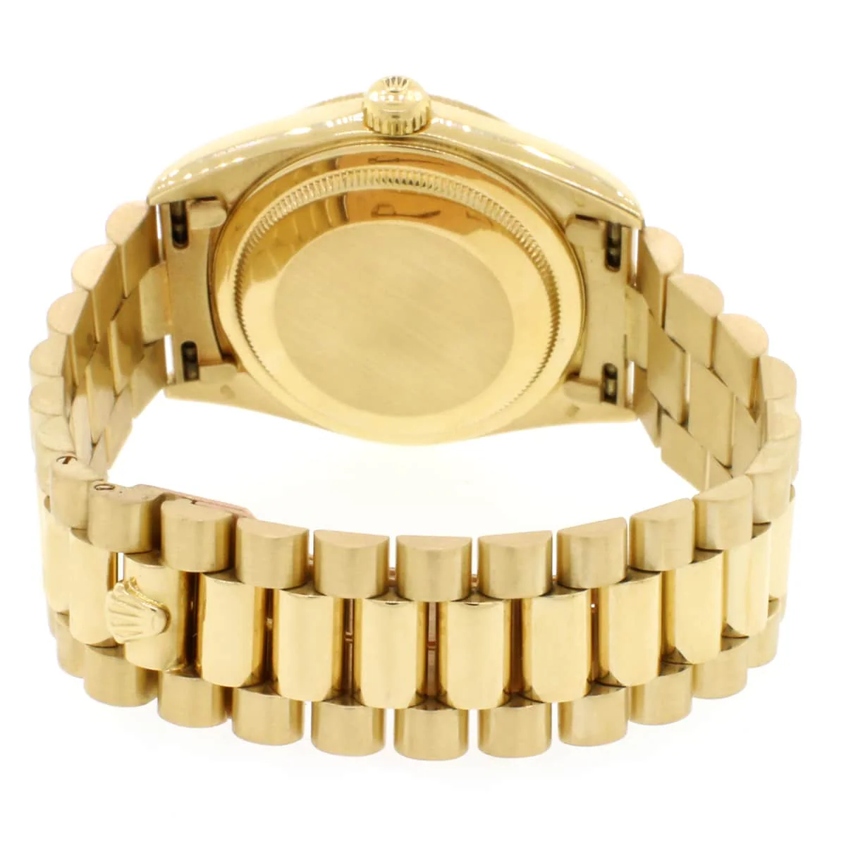Rolex President Day-Date 18K Yellow Gold Factory Champagne Diamond Dial 36MM Automatic Mens Watch 18238 - Image 6