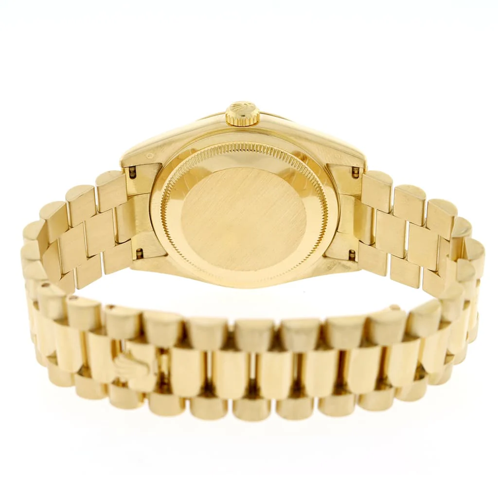 Rolex President Day-Date 18K Yellow Gold Factory Champagne Stick Dial 36MM Automatic Mens Watch 118238 - Image 10