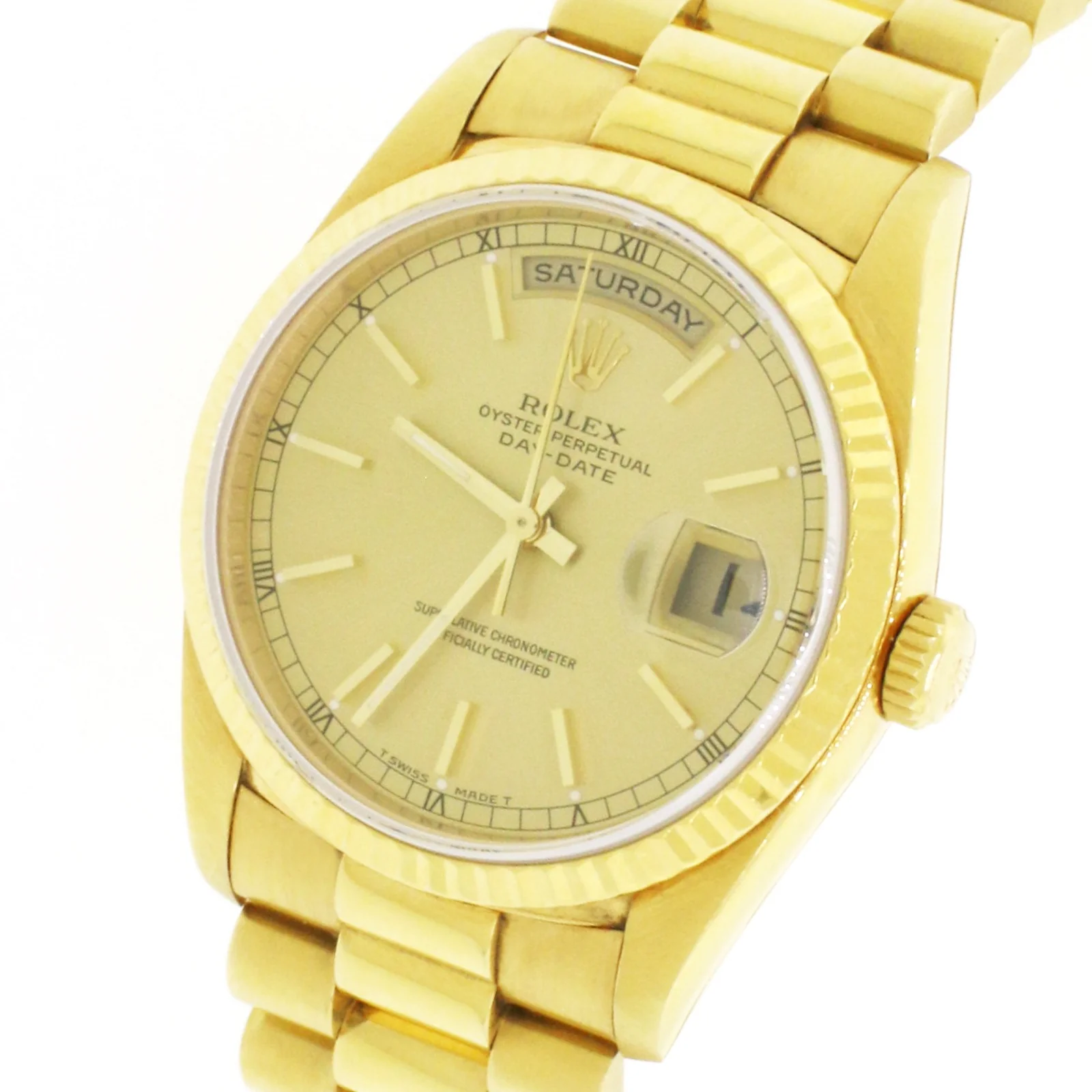 Rolex President Day-Date Yellow Gold 36mm Watch 18238 - Image 7