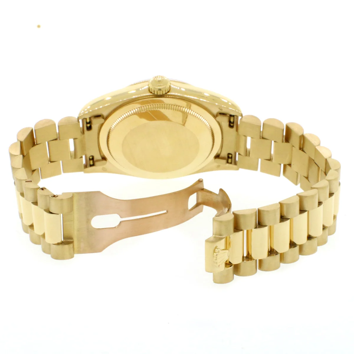 Rolex President Day-Date 18K Yellow Gold Original Champagne Diamond Dial 36MM Automatic Mens Watch 18238 - Image 8