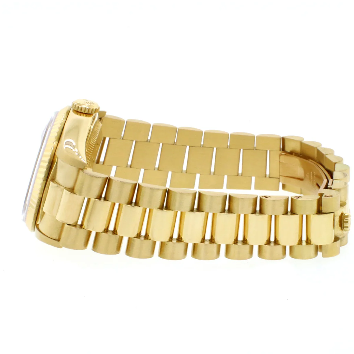 Rolex President Day-Date 18K Yellow Gold Original White Roman Dial Double Quick 36MM Automatic Mens Watch 18238 - Image 6