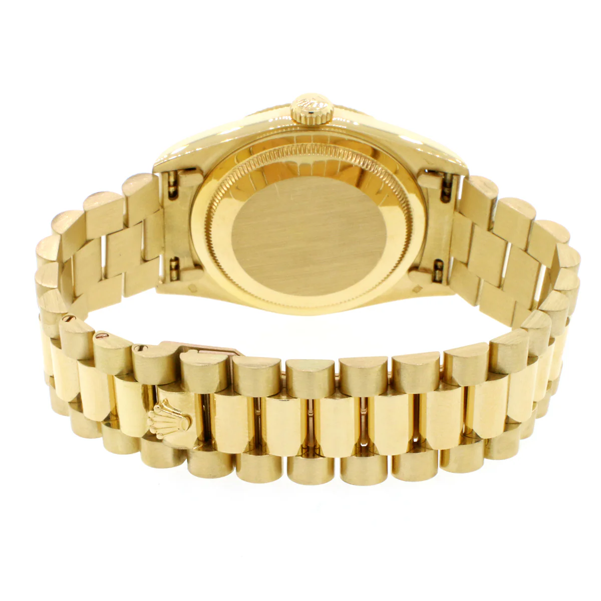 Rolex President Day-Date 18K Yellow Gold Original White Roman Dial Double Quick 36MM Automatic Mens Watch 18238 - Image 7