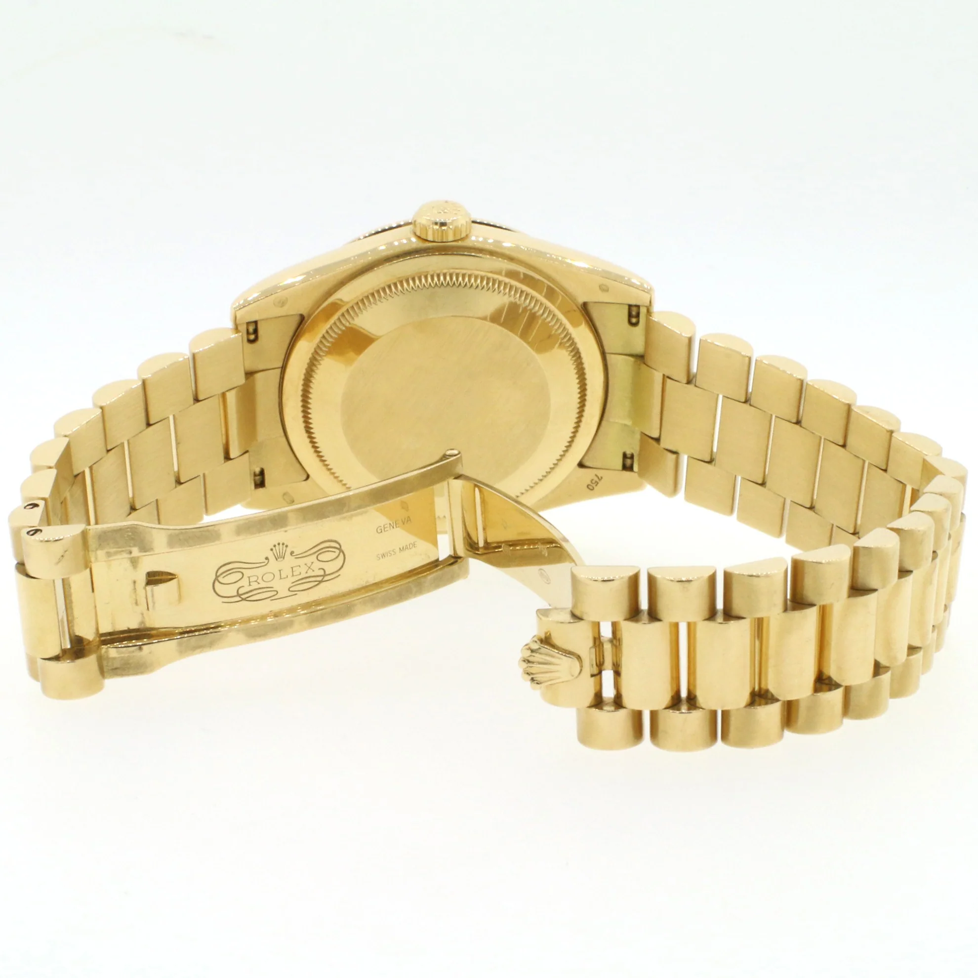 Rolex President Day-Date 18K Yellow Gold White Roman Dial 36MM Watch 118238 - Image 4