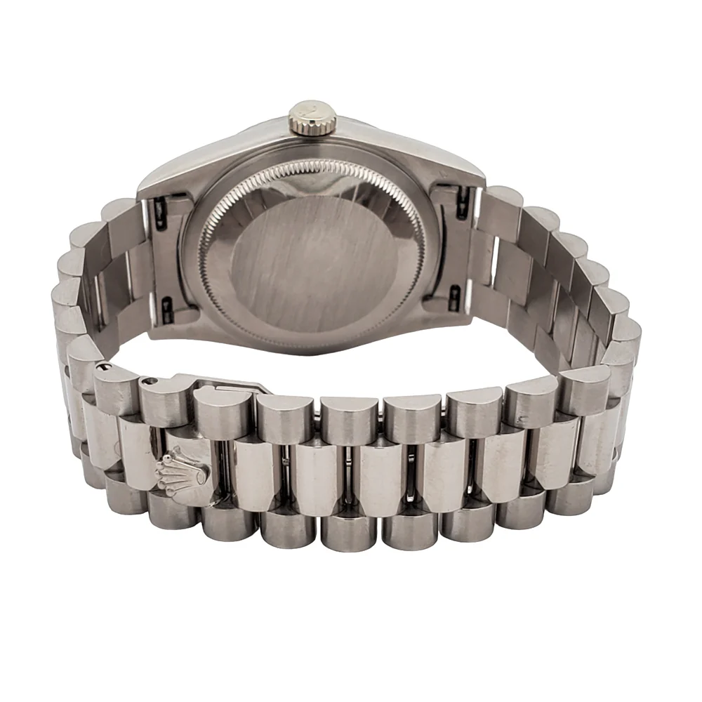 Rolex President Day-Date 36mm 18239 Factory Diamond Dial Double-Quick White Gold Watch - Image 5