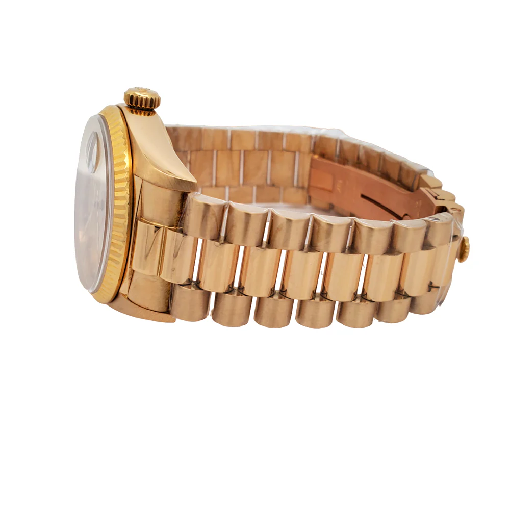 Rolex President Day-Date 36mm Champagne Index Dial Yellow Gold 18038 Watch - Image 4