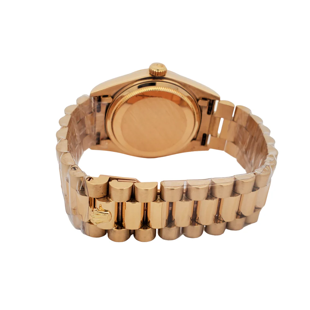 Rolex President Day-Date 36mm Champagne Index Dial Yellow Gold 18038 Watch - Image 5