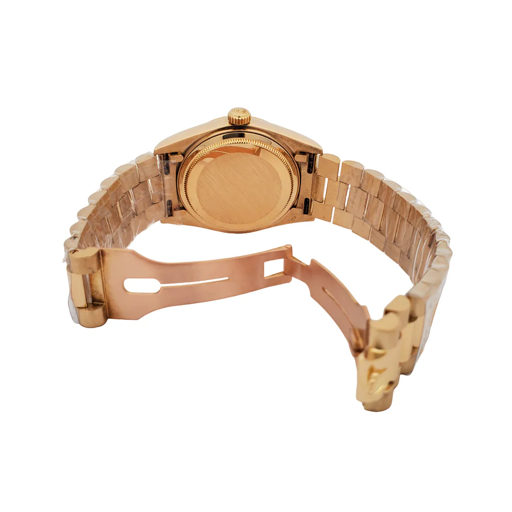 Rolex President Day-Date 36mm Champagne Index Dial Yellow Gold 18038 Watch - Image 6