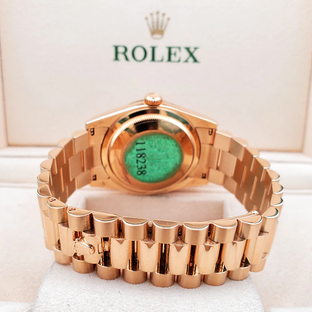 Rolex President Day-Date 36mm Factory Champagne Diamond Dial Yellow Gold Watch 118238 - Image 6