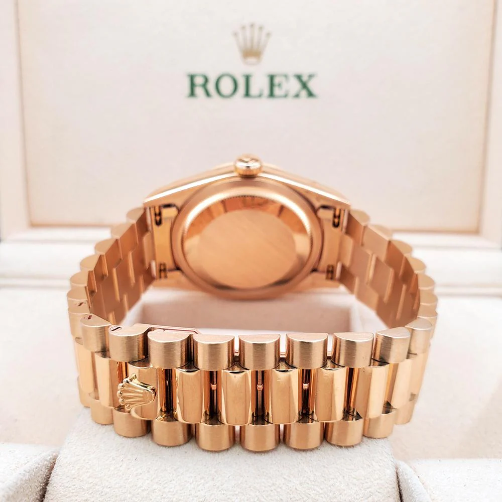 Rolex President Day-Date 36mm Factory Ruby Milliard Diamond Gold Box Papers - Image 6