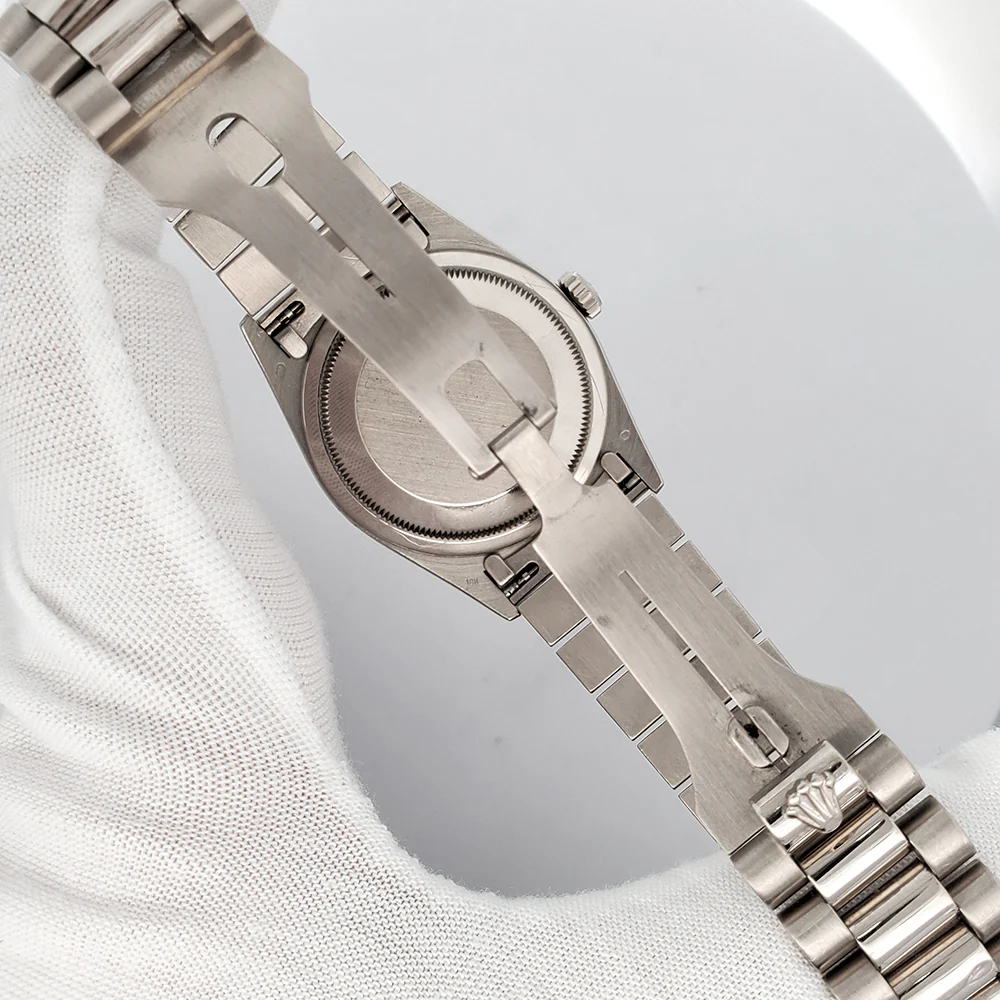 Rolex President Day-Date 36mm Silver Dial White Gold Watch 18239 - Image 7