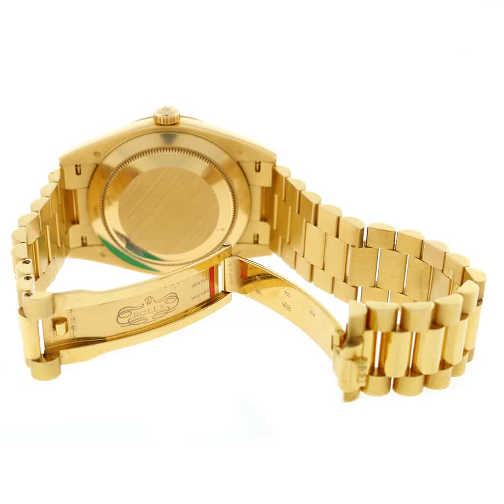 Rolex President Day-Date 40 18K Yellow Gold Original Champagne Roman Dial Automatic Mens Watch 228238 - Image 9