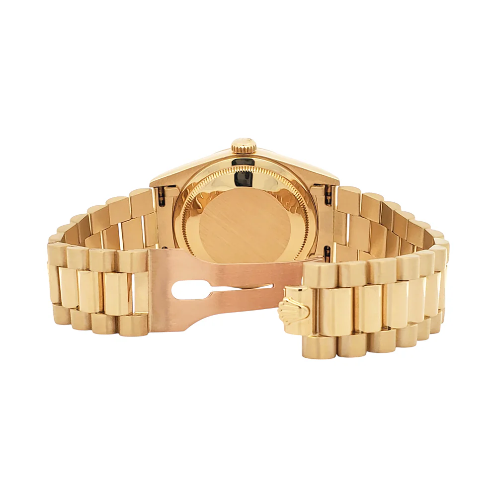 Rolex President Day-Date Factory Diamond Dial Double-Quick Yellow Gold 36mm Watch 18238 - Image 6