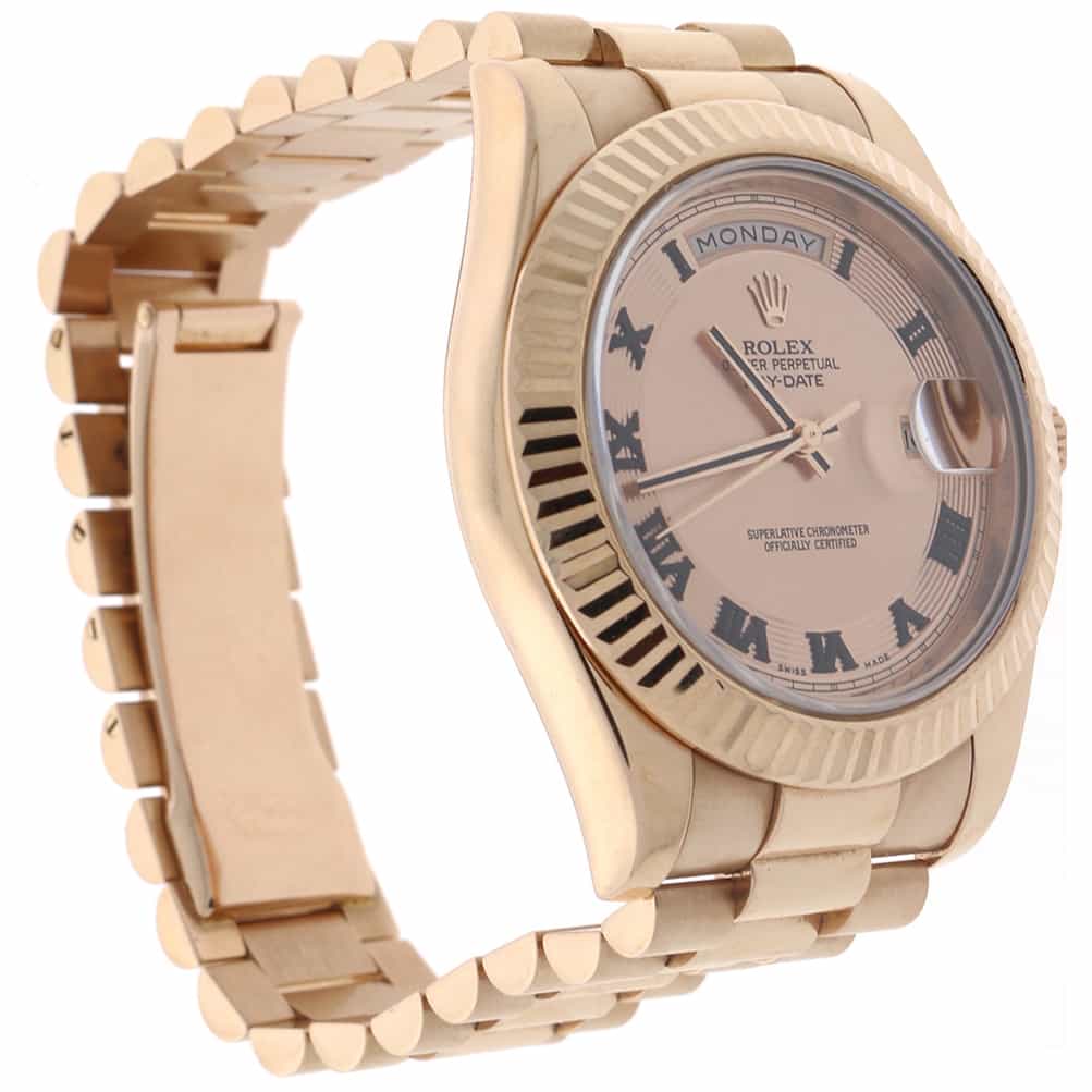 Rolex President Day-Date II 18K Rose Gold 41MM Automatic Mens Watch 218235 - Image 6