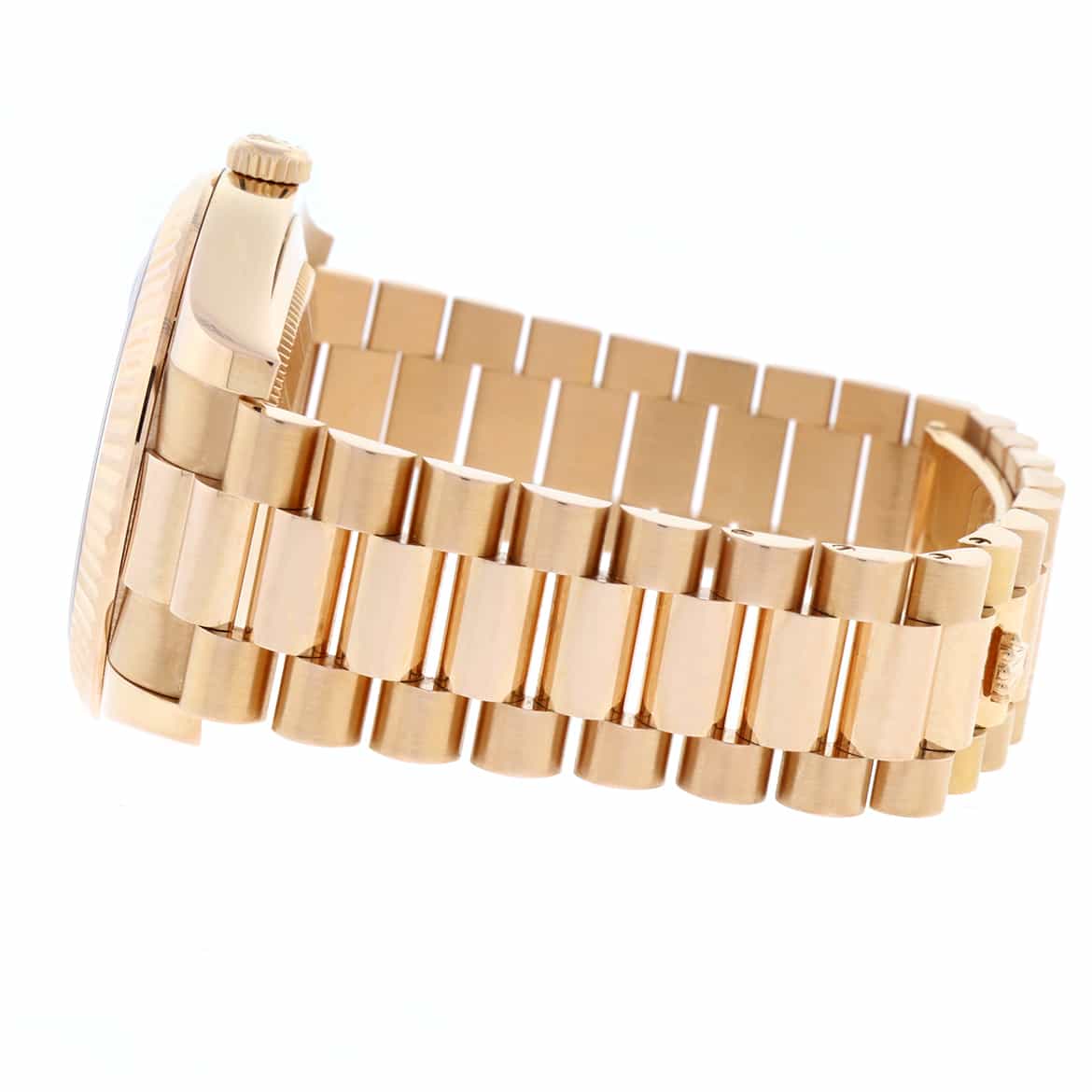 Rolex President Day-Date II 18K Rose Gold Original Pink Champagne Roman Dial 41MM Automatic Mens Watch 218235 - Image 6