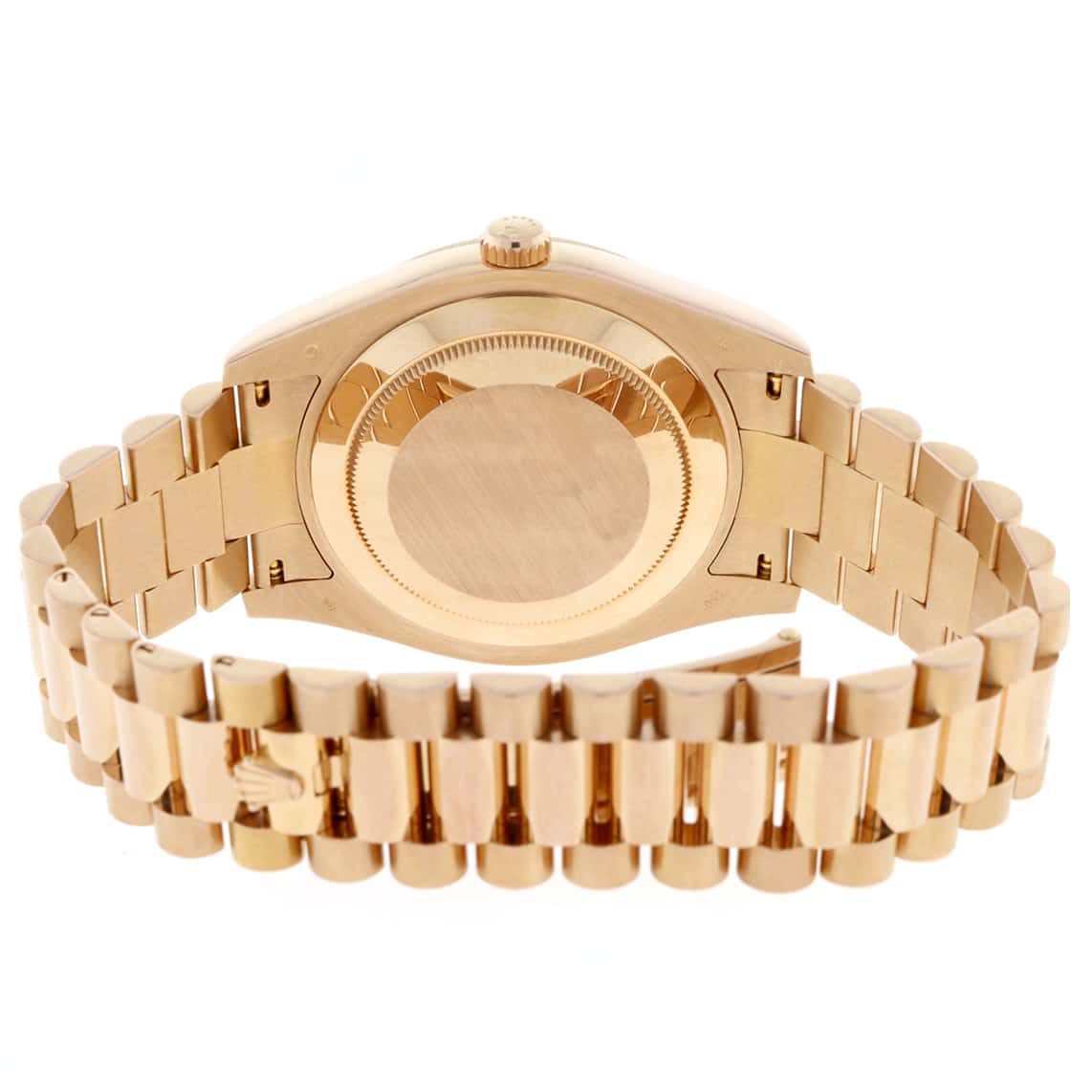 Rolex President Day-Date II 18K Rose Gold Original Pink Champagne Roman Dial 41MM Automatic Mens Watch 218235 - Image 7