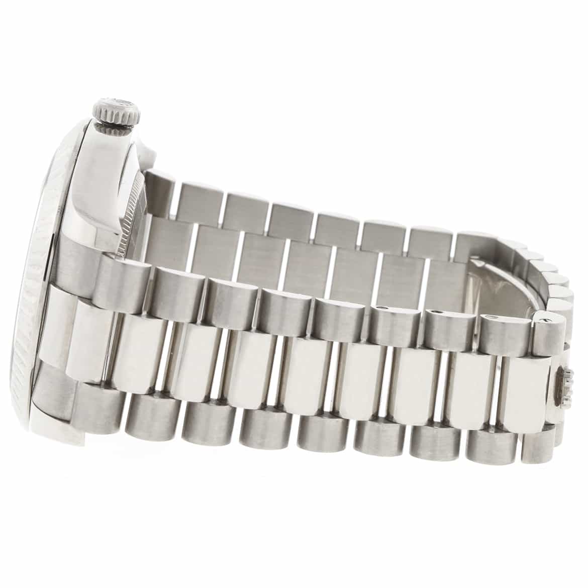 Rolex President Day-Date II 18K White Gold Factory Diamond Dial 41MM Automatic Mens Watch 218239 - Image 6