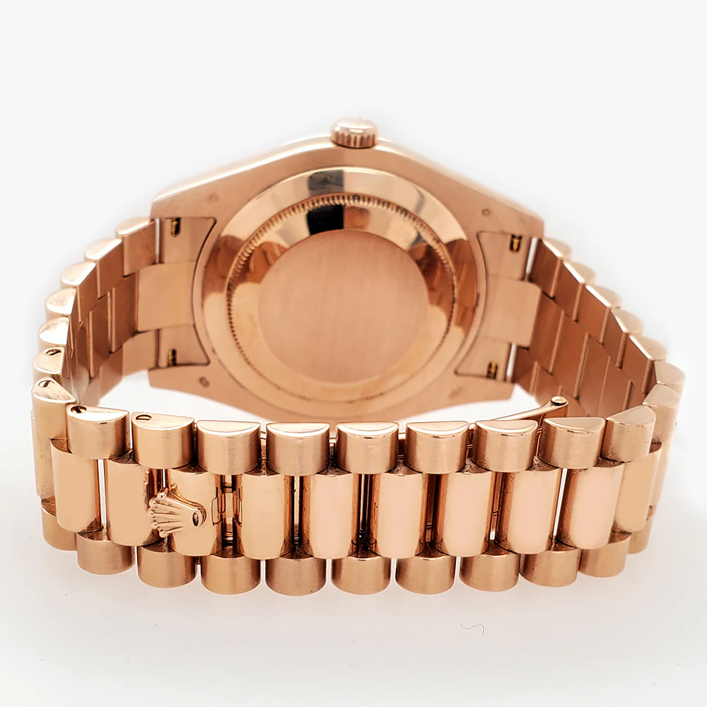Rolex President Day-Date II 41MM Rose Gold Watch 218235 Box Papers - Image 6