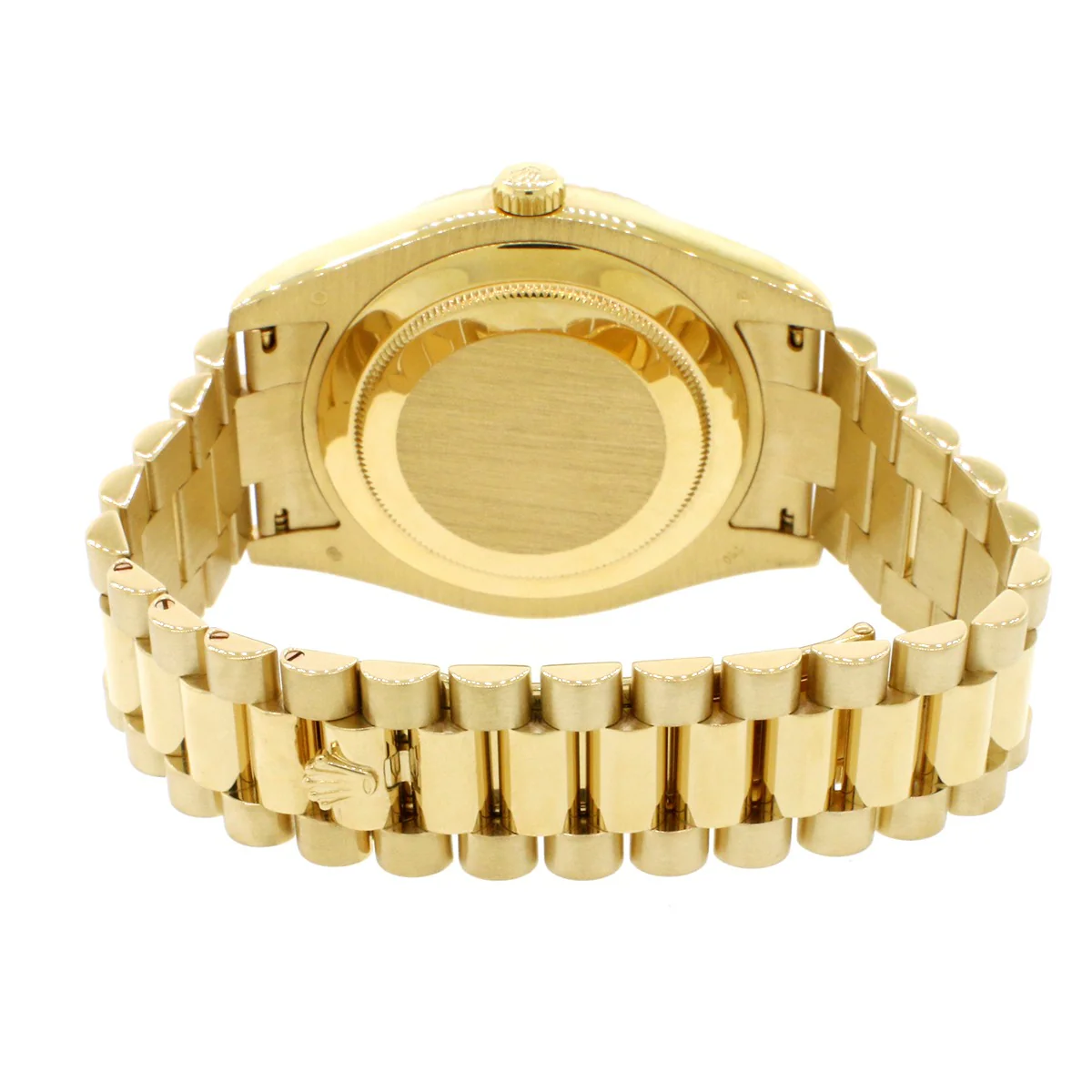 Rolex President Day-Date II White Roman Dial 18K Yellow Gold 41mm Mens Watch 218238 - Image 5