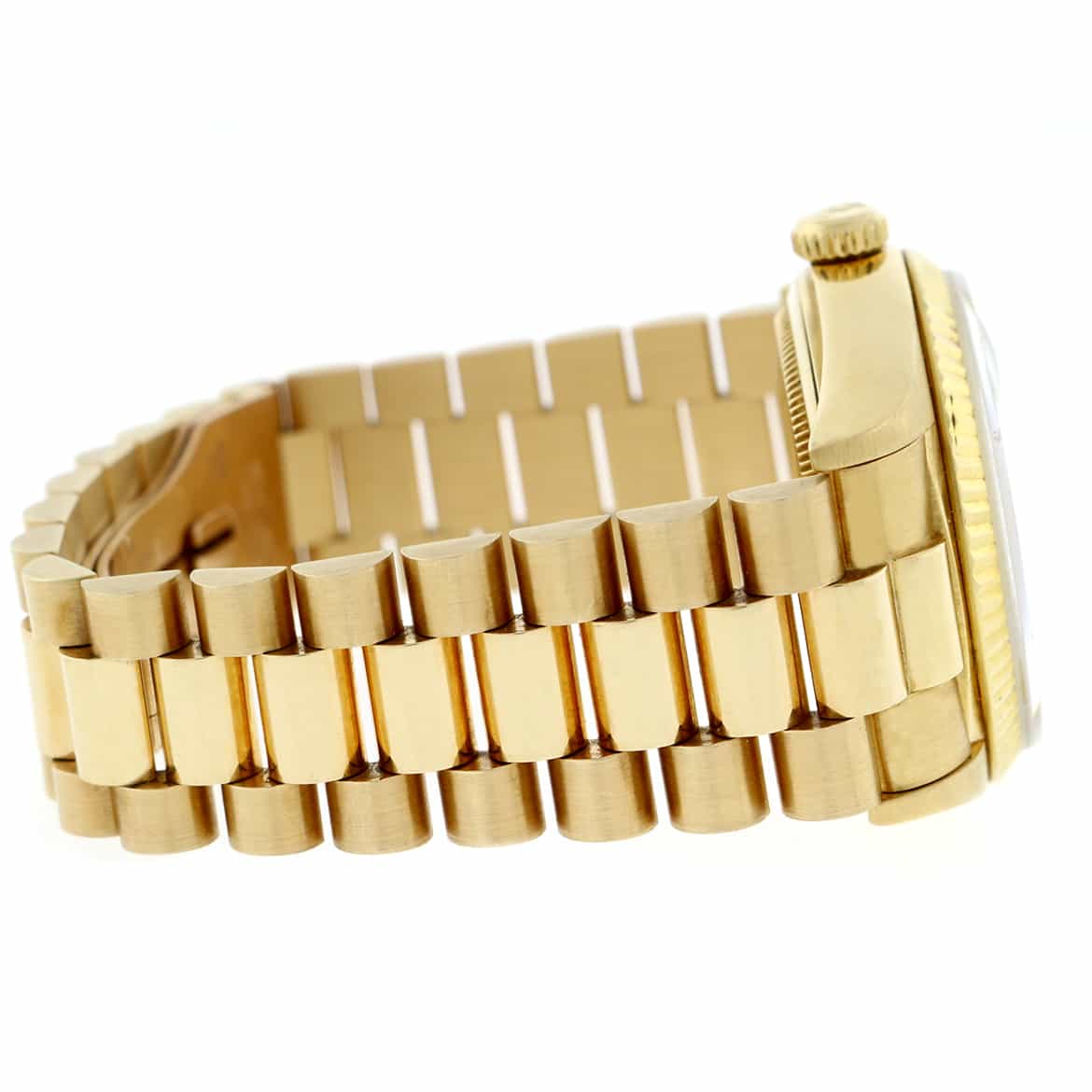 Rolex President Day-Date Original Champagne Diamond Dial 18K Yellow Gold 36MM Automatic Mens Watch 18038 - Image 9