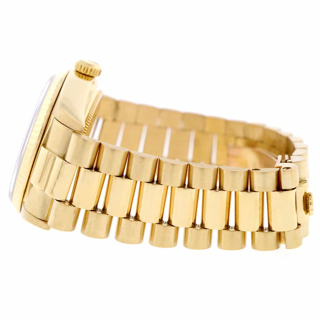 Rolex President Day-Date Original Champagne Diamond Dial 18K Yellow Gold Automatic Mens Watch 18038 - Image 6