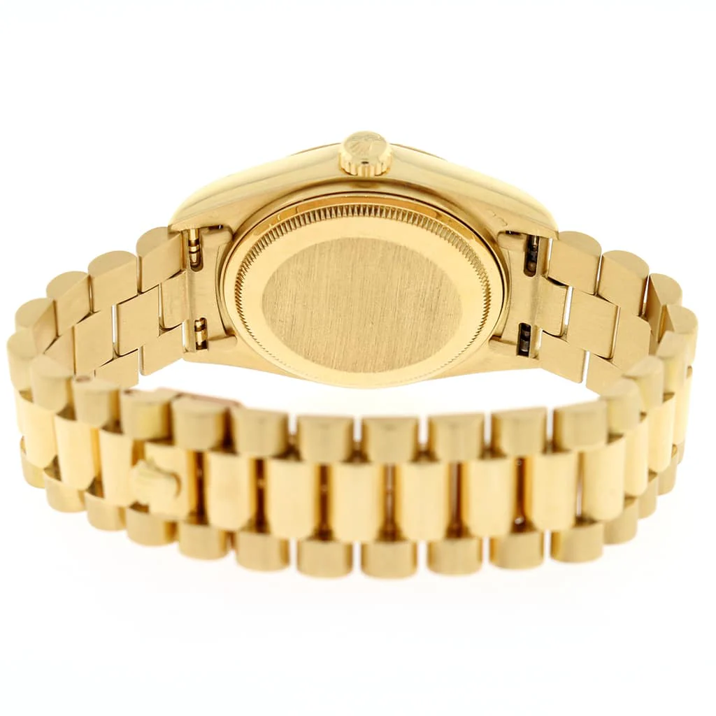 Rolex President Day-Date Original Champagne Stick Dial 18K Yellow Gold Automatic Mens Watch 18038 - Image 8