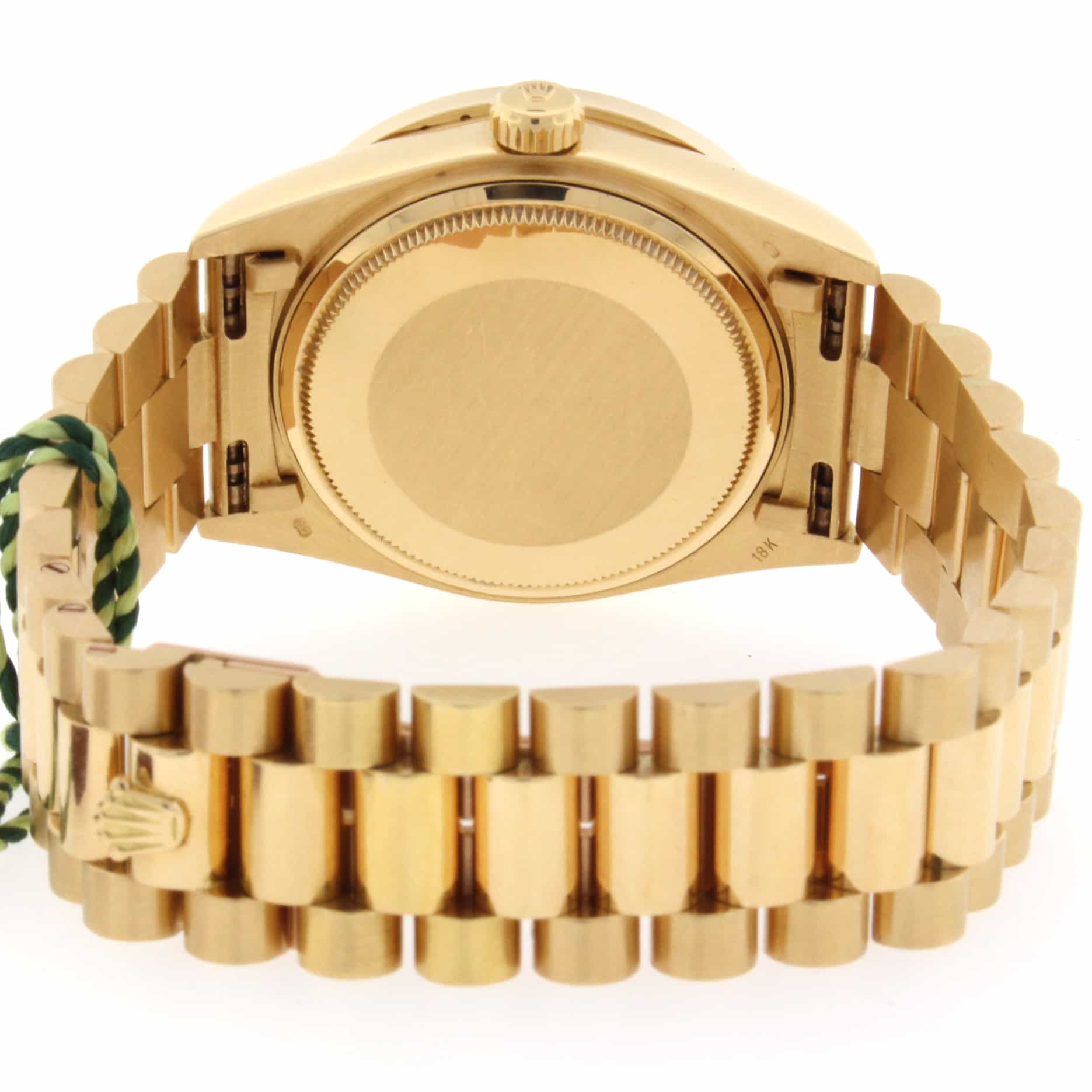 Rolex President Day-Date Original Diamond Dial Gold 36MM Watch w/Diamond Bezel 18038 - Image 7