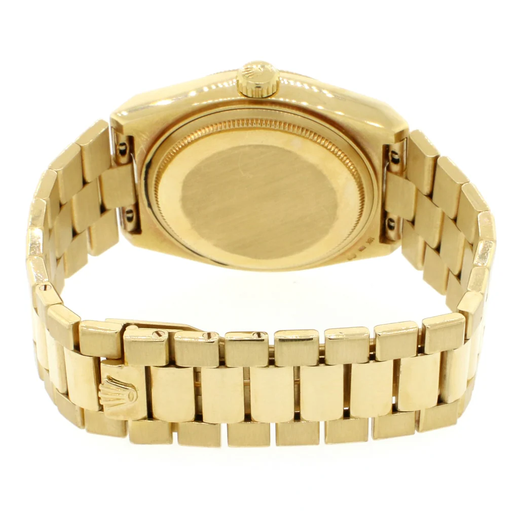 Rolex President Day-Date Oysterquartz 18K Yellow Gold Factory Champagne Roman Dial 36MM Mens Watch 19018 - Image 7