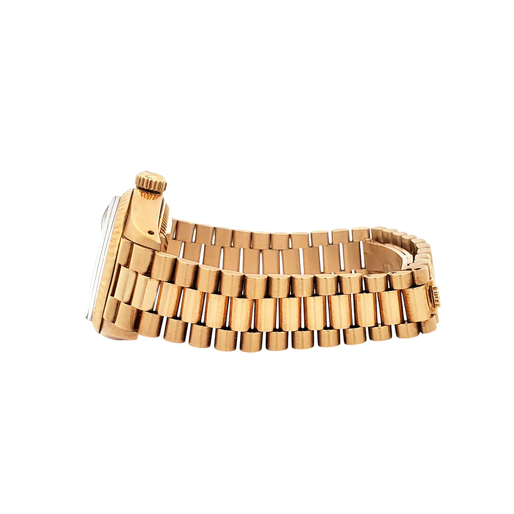 Rolex President Ladies Champagne Index Yellow Gold 26mm Watch 6917 Papers - Image 4
