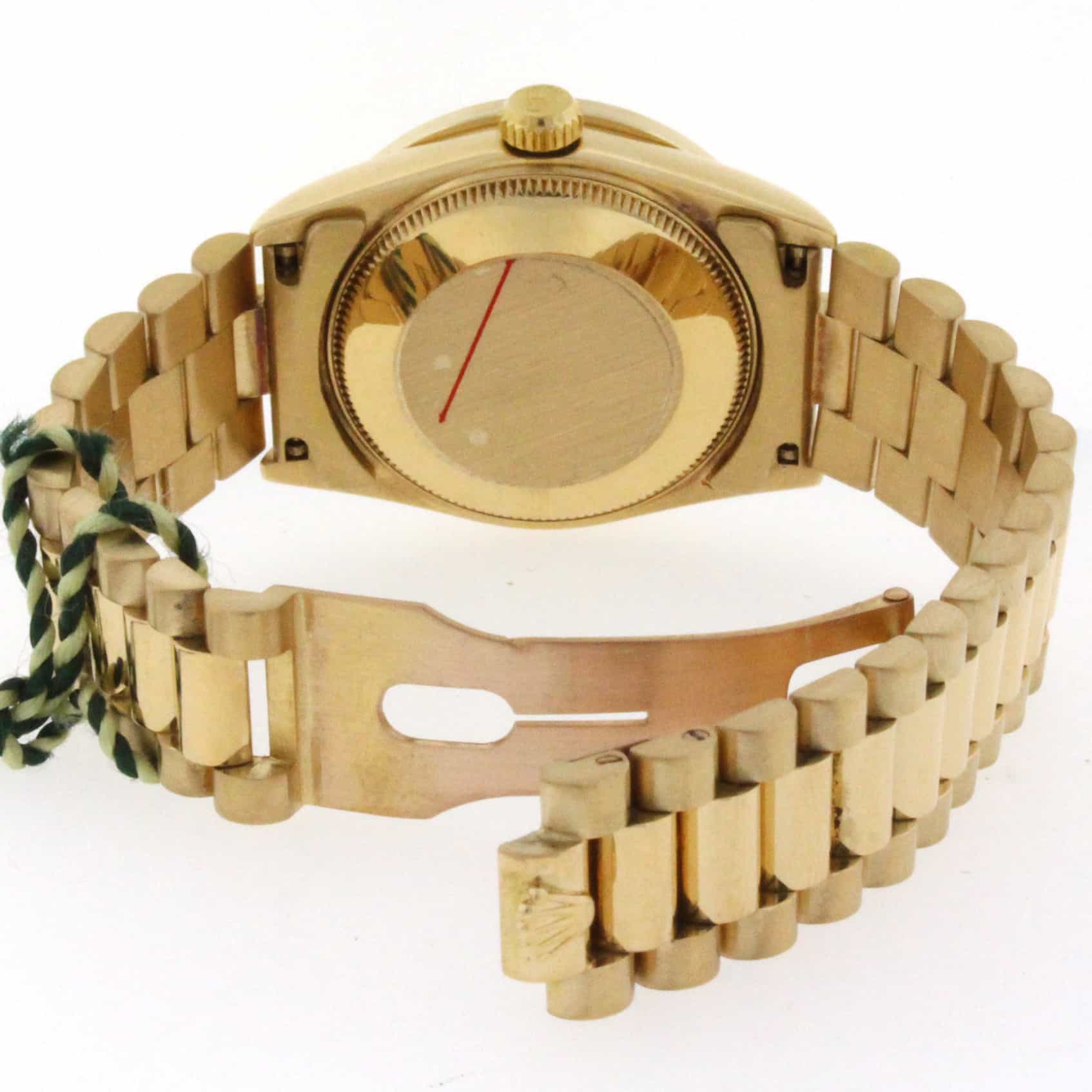 Rolex President Midsize 18K Yellow Gold Diamond Dial 31MM Automatic Diamond Bezel Watch 68278 - Image 8
