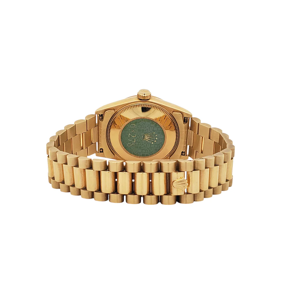Rolex President White Roman 31mm Yellow Gold 68278 Watch Box Papers - Image 6