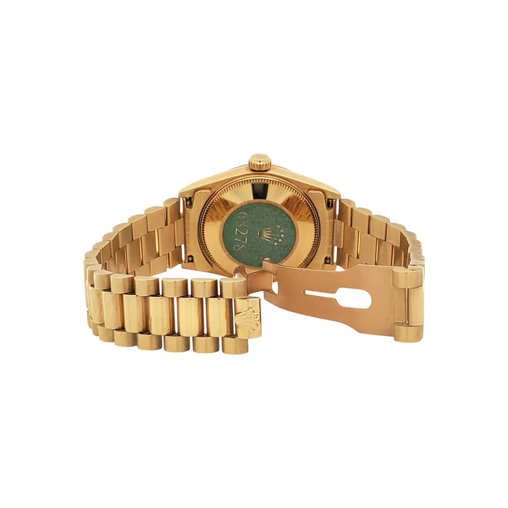 Rolex President White Roman 31mm Yellow Gold 68278 Watch Box Papers - Image 7