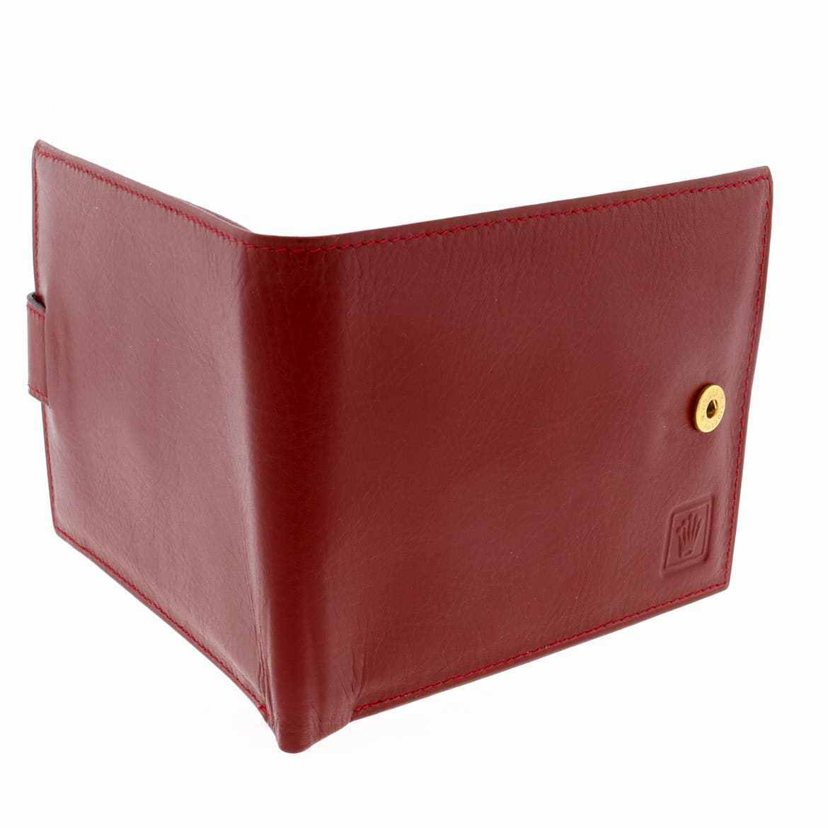 Rolex Red Leather Wallet with Embossed Logo 100% Authentic! - Image 4