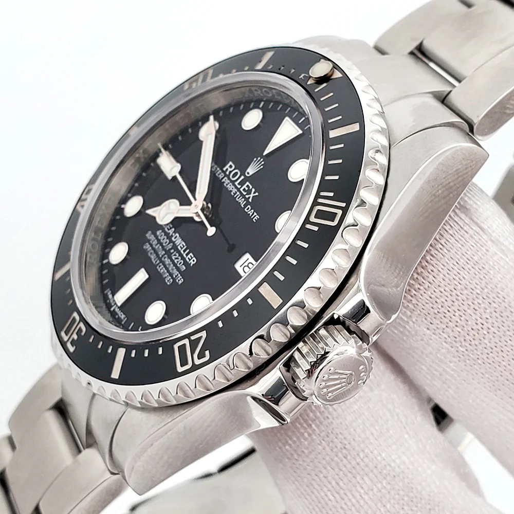 Rolex Sea-Dweller 4000 40mm Ceramic Bezel Steel Watch 116600 Box Papers - Image 3