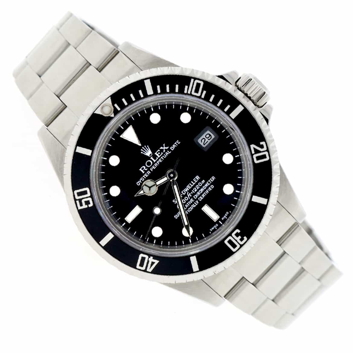 Rolex Sea-Dweller 40mm Black Bezel Automatic Stainless Steel Mens Watch 16600 - Image 3