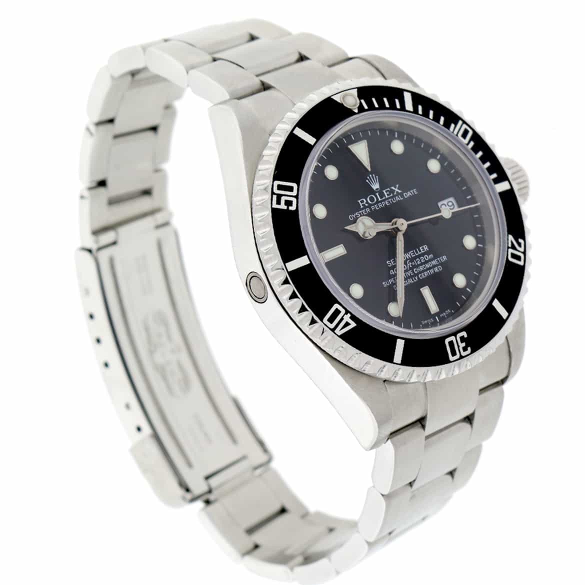 Rolex Sea-Dweller 40mm Black Bezel Automatic Stainless Steel Mens Watch 16600 - Image 7