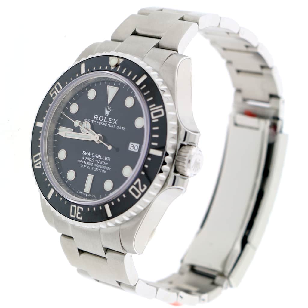 Rolex Sea-Dweller 40mm Black Ceramic Bezel Automatic Stainless Steel Mens Oyster Watch 116600 - Image 4