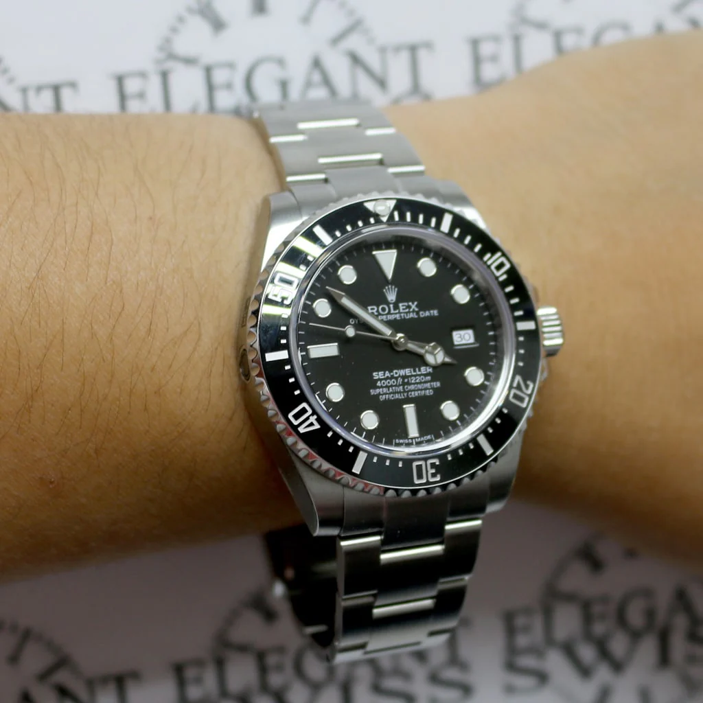 Rolex Sea-Dweller 40mm Black Ceramic Bezel Automatic Stainless Steel Mens Oyster Watch 116600 - Image 6