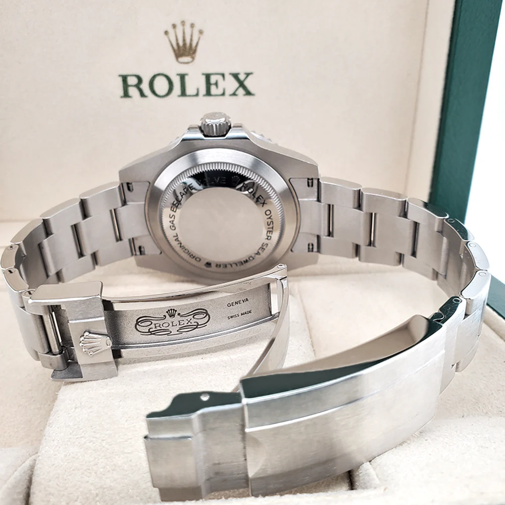 Rolex Sea-Dweller 40mm Black Ceramic Bezel Stainless Steel Watch 116600 Box Papers - Image 6