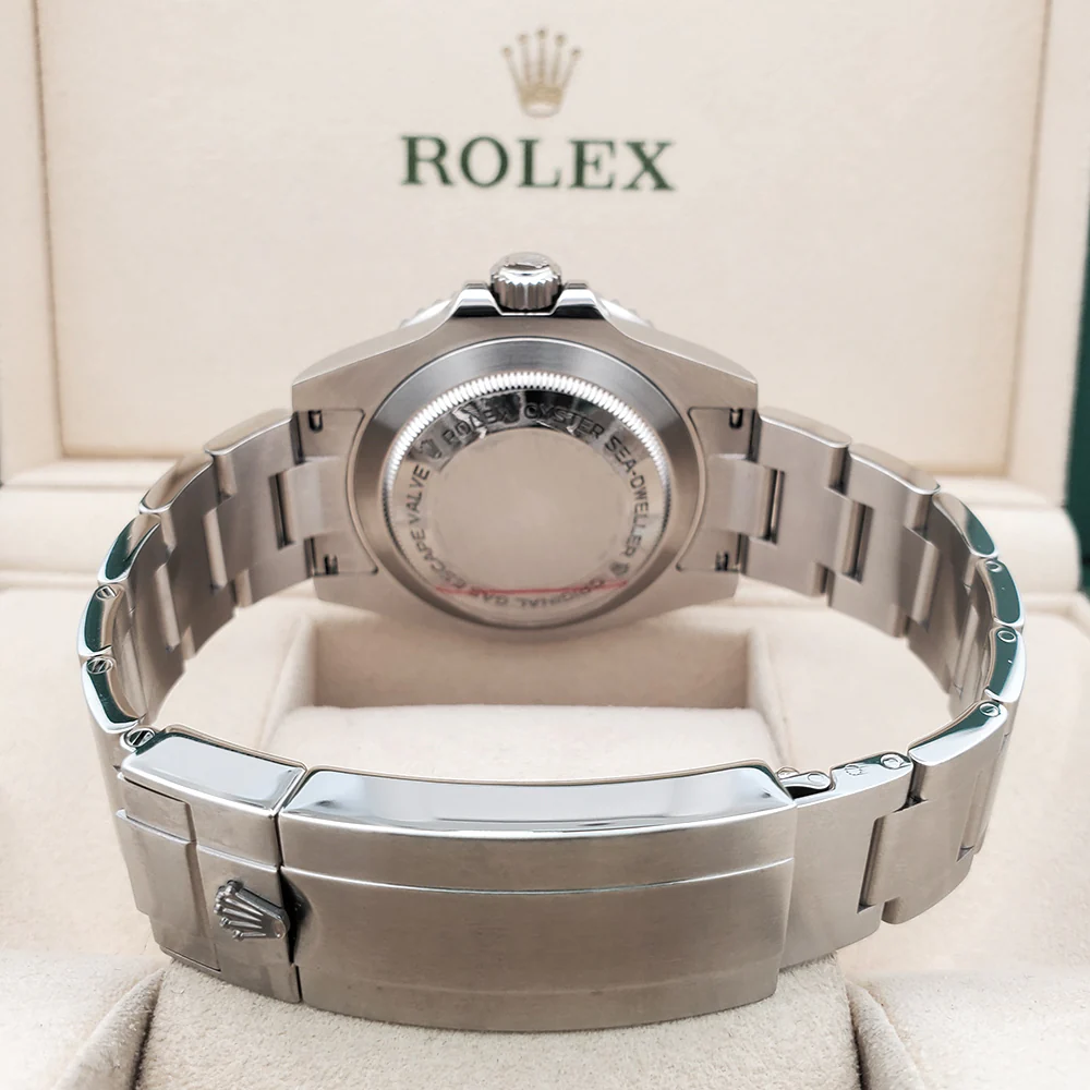 Rolex Sea-Dweller 40mm Black Ceramic Bezel Steel Watch 116600 Box Papers - Image 5