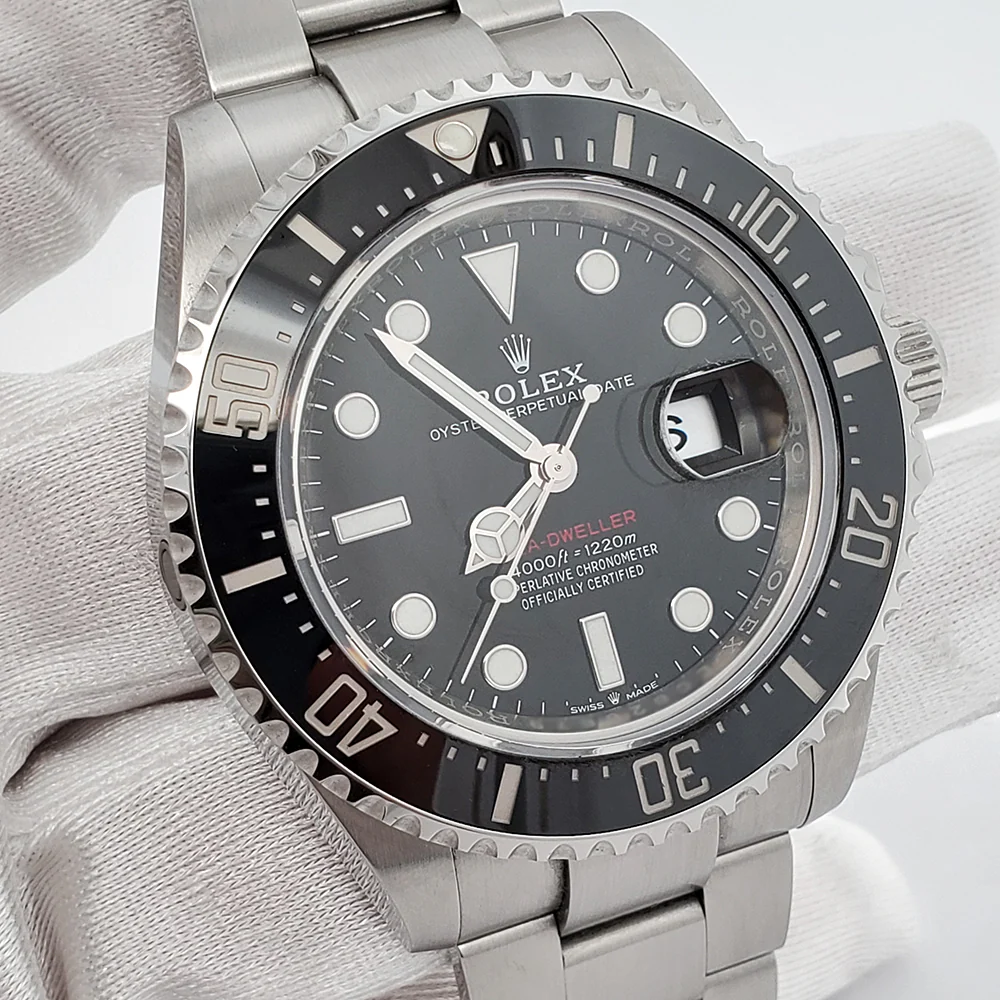 Rolex Sea-Dweller 43mm 126600 Red Line 50th Anniversary Steel Watch 2021 Box Papers - Image 3