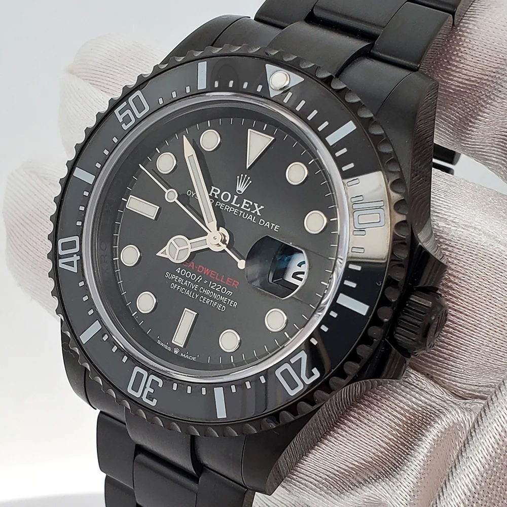 Rolex Sea-Dweller 43mm 126600 Red Line Black Dial 50th Anniversary Black PVD Watch Box Papers - Image 3