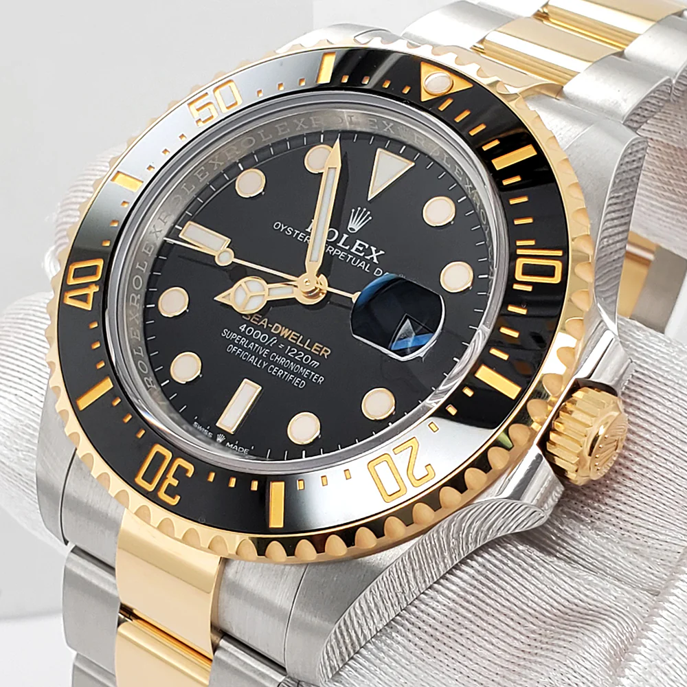 Rolex Sea-Dweller 43mm 126603 Black Dial Yellow Gold/Steel Watch 2022 Box Papers - Image 2