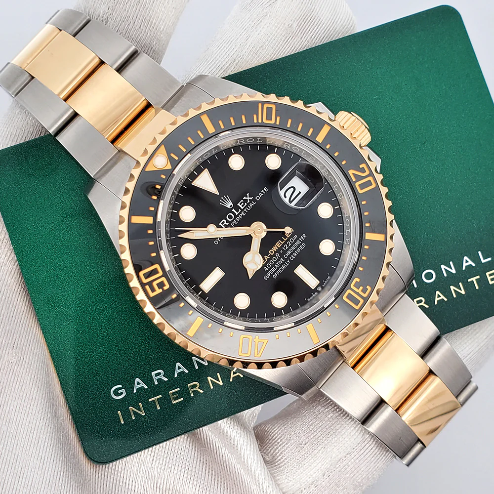Rolex Sea-Dweller 43mm 126603 Black Dial Yellow Gold/Steel Watch 2022 Box Papers - Image 3