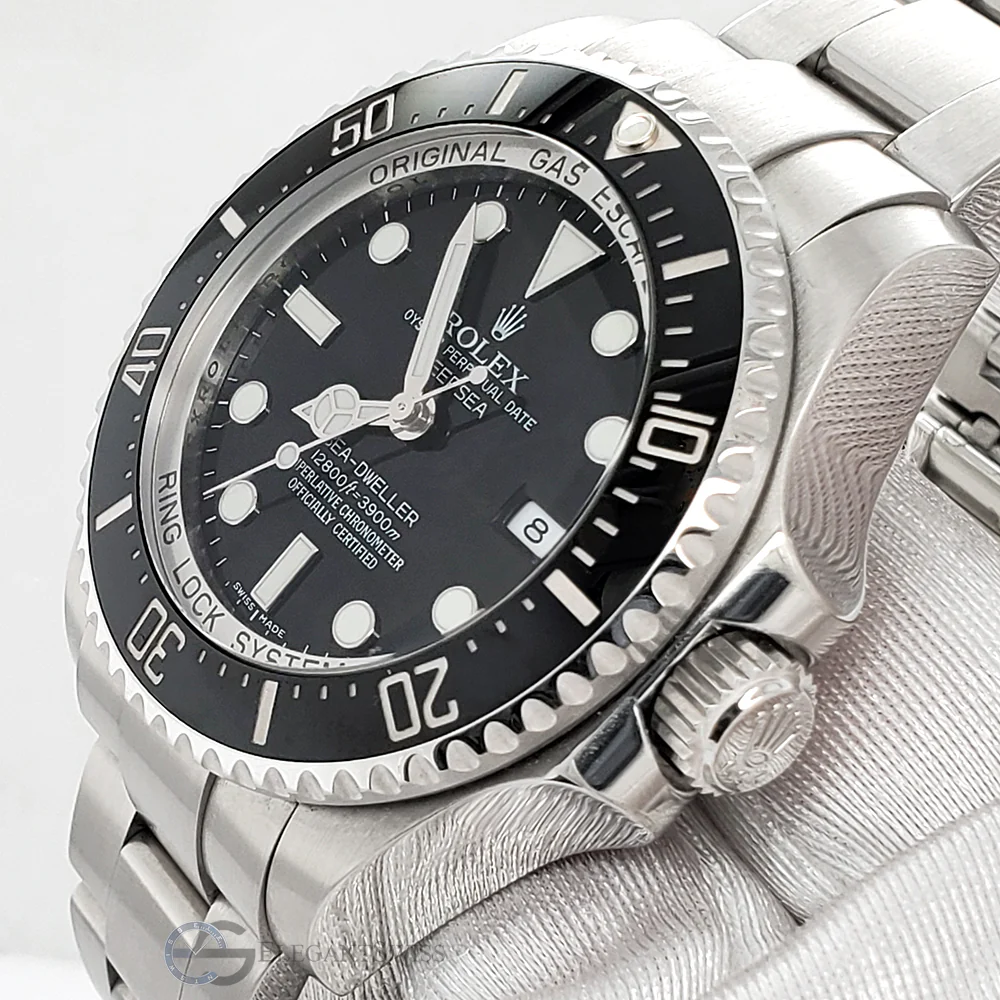 Rolex Sea-Dweller Deepsea 44mm Black Dial Stainless Steel Watch 116660