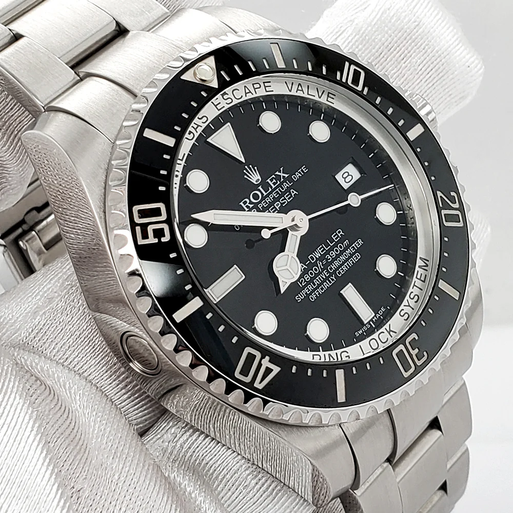 Rolex Sea-Dweller Deepsea 44mm Black Dial Stainless Steel Watch 116660 - Image 2
