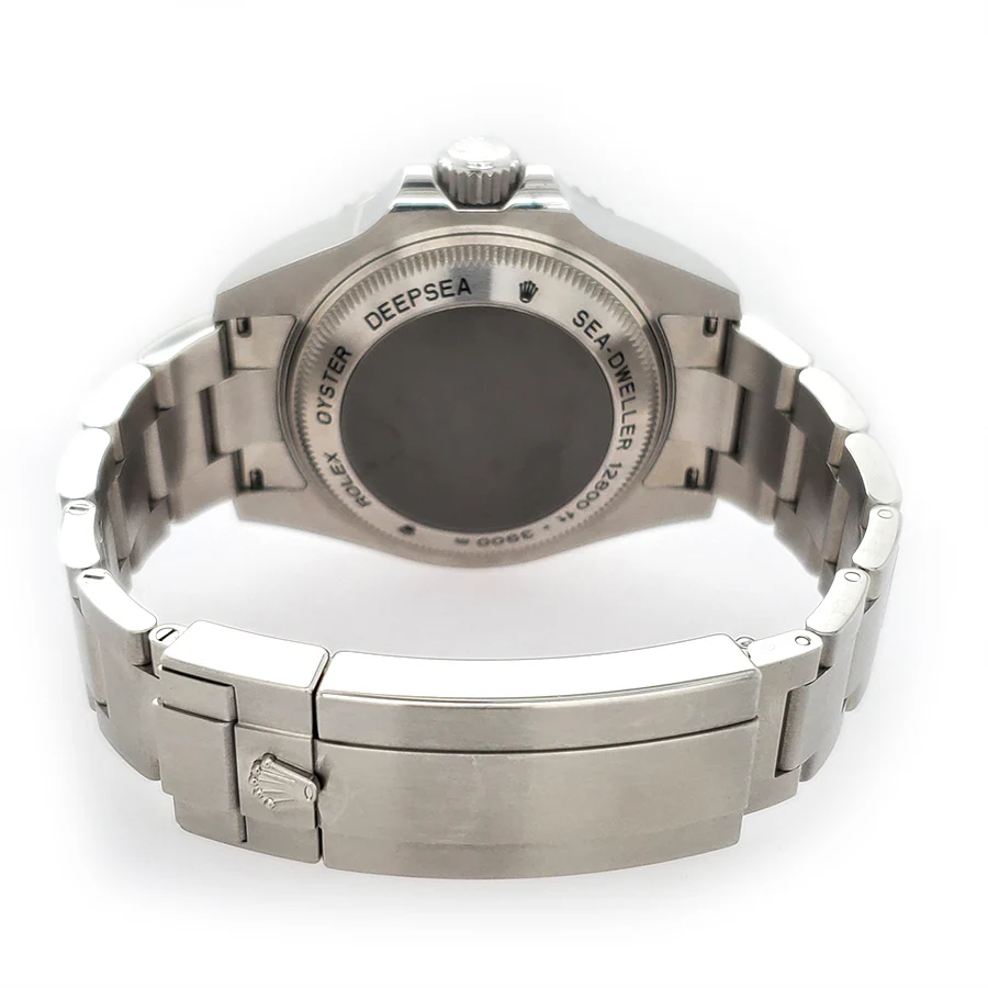 Rolex Sea-Dweller Deepsea 44mm Black Dial Stainless Steel Watch 116660 Box Papers - Image 5