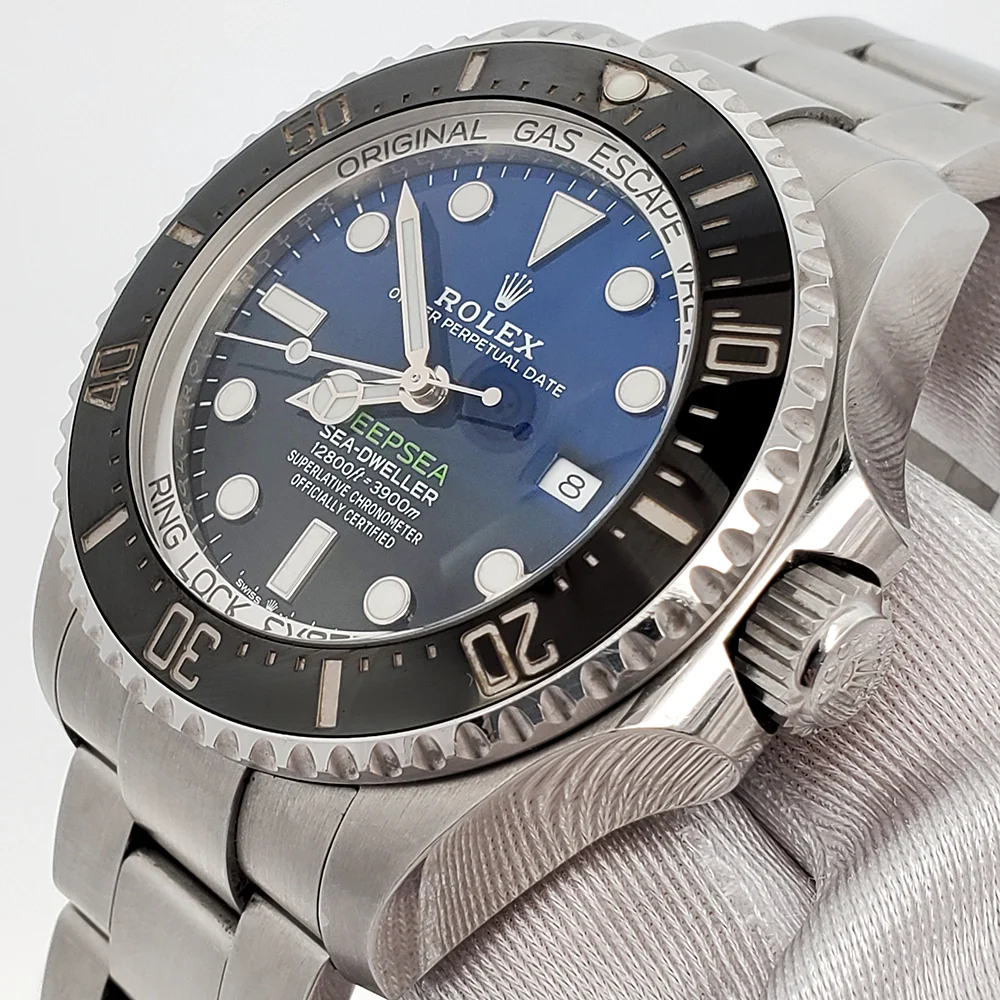 Rolex Sea-Dweller Deepsea 44mm D-Blue James Cameron Dial Steel Oyster Watch 126660 Box Papers - Image 2
