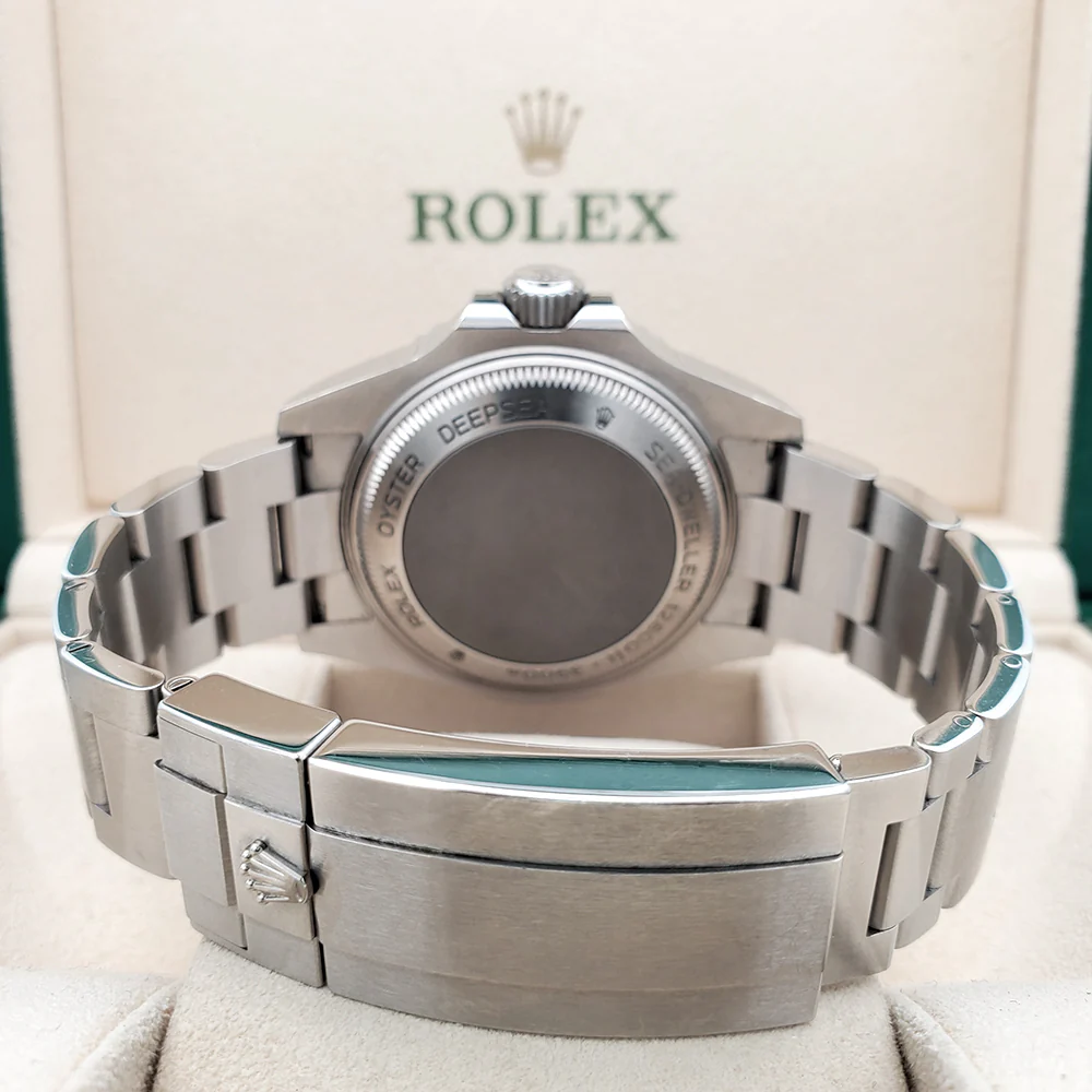 Rolex Sea-Dweller Deepsea 44mm D-Blue James Cameron Dial Steel Oyster Watch 126660 Box Papers - Image 5